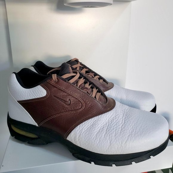 SOLD - Nike brown & white golf shoes - Picture 2 of 5